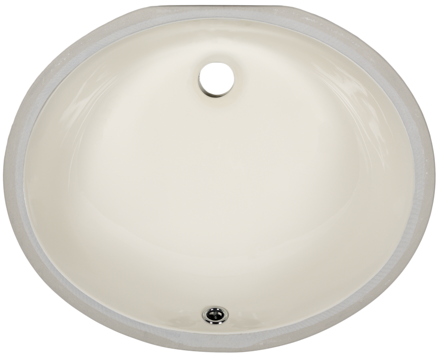 Porcelain Steel Undermount Sinks - 1601b Bone
