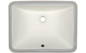 Porcelain Undermount Sinks - Bone