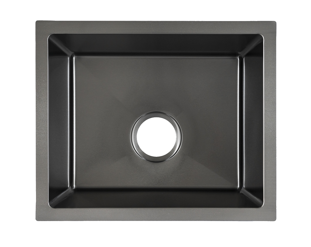 Nero, Single Bowl, Gunmetal Bar Sink