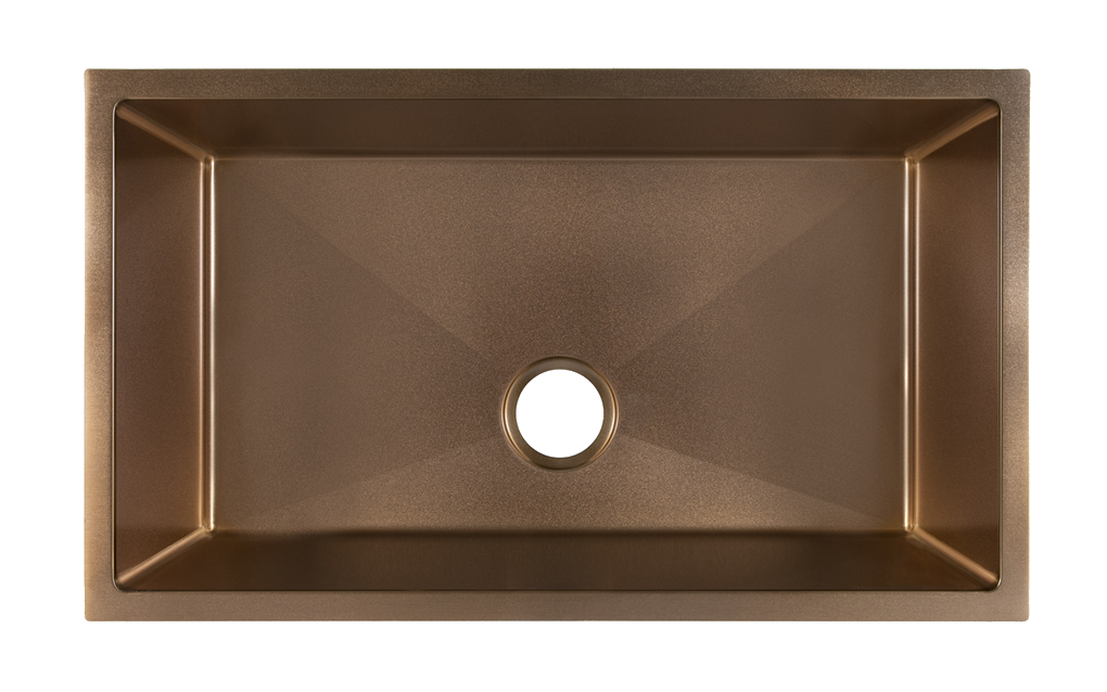 Neró Model AC-RG-3118 | Rose Gold, Single Bowl, Undermount Sink