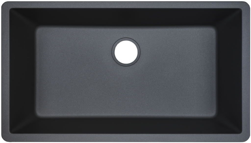 Virtus Series, Single Bowl, Black Onyx Granítis Collection Granite